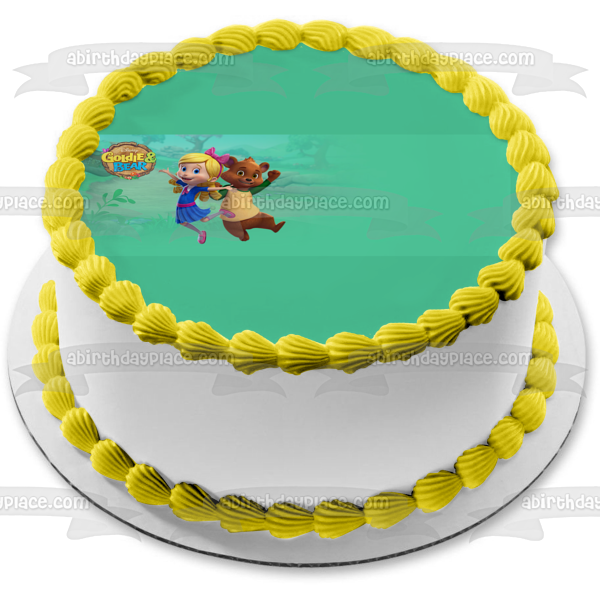 Goldie and the Bear Edible Cake Topper Image ABPID05543