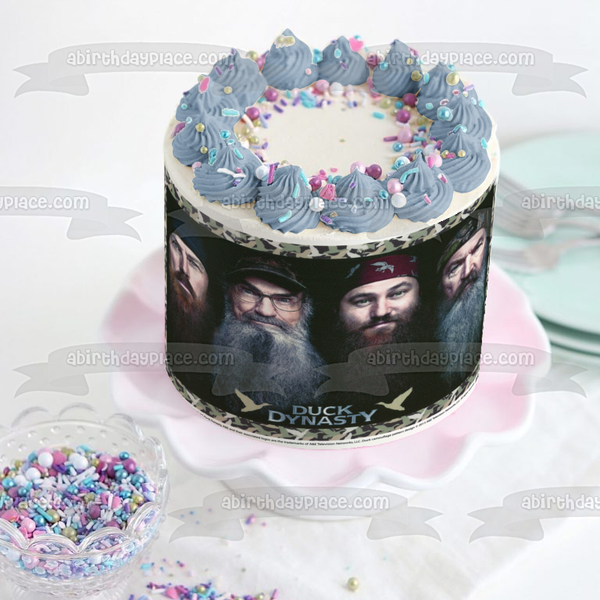 Duck Dynasty Robertson Family Duck Commander Silas Phil Jeptha and Willie Edible Cake Topper Image ABPID05605