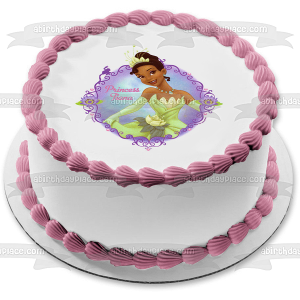 Princess and the Frog Tiana Edible Cake Topper Image ABPID05755