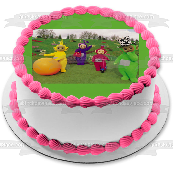 Teletubbies Tinky-Winky Laa-Laa Dipsy and Po Edible Cake Topper Image ABPID05819