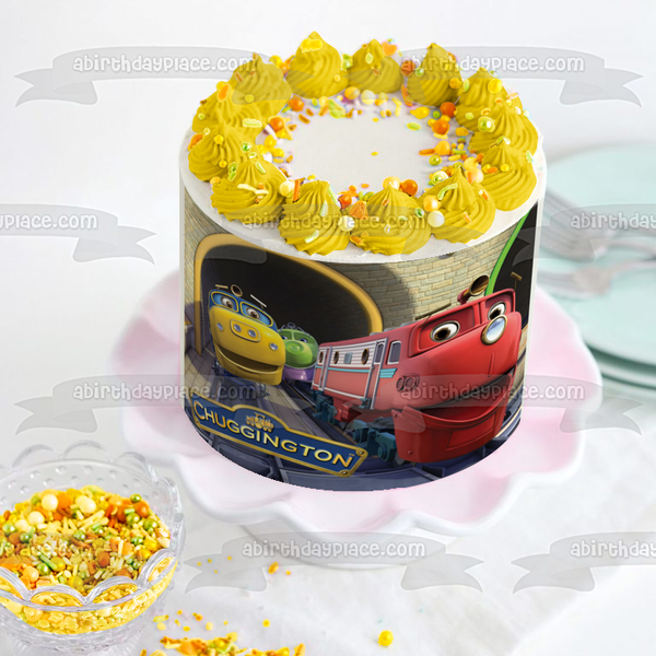 Chuggington and Friends Koko Wilson and Brewster Edible Cake Topper Image ABPID05826