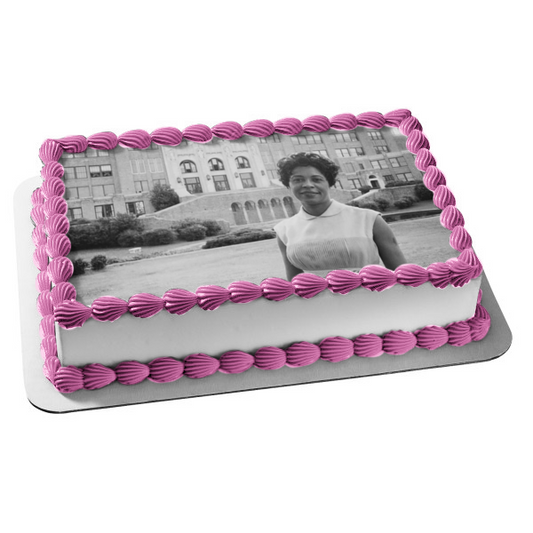 Daisy Gatson Bates Day Edible Cake Topper Image ABPID55231