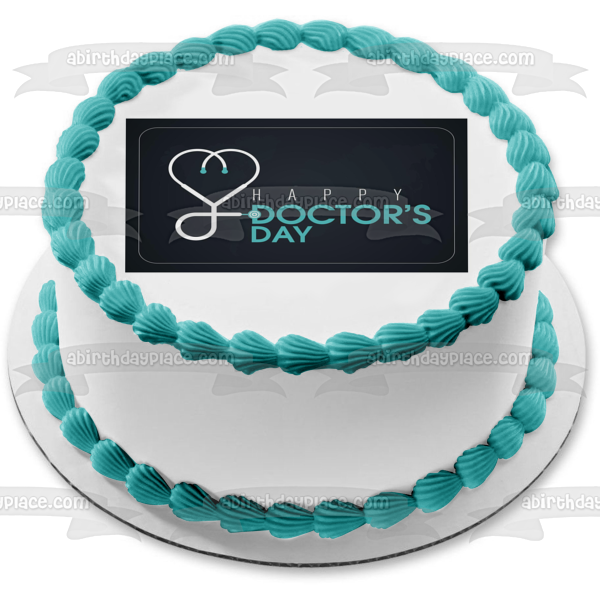 Happy Doctor's Day Stethoscope Edible Cake Topper Image ABPID55269 – A ...