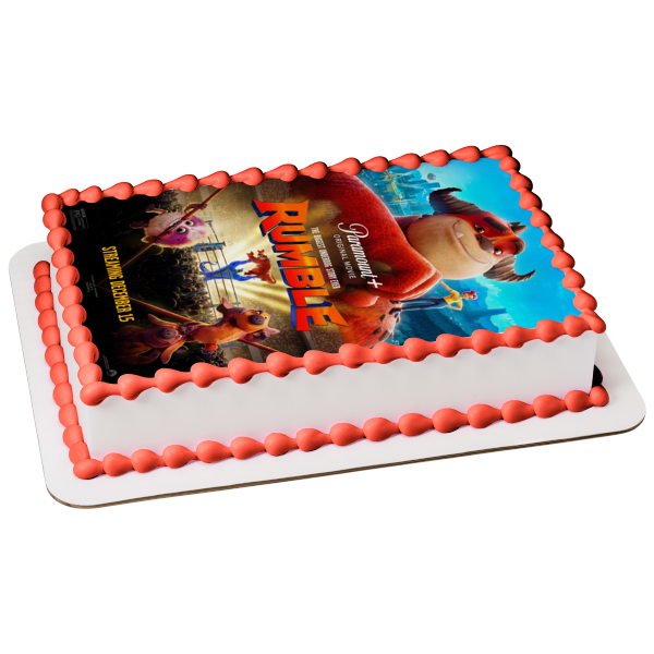 Rumble Movie Poster Winnie Edible Cake Topper Image ABPID55280
