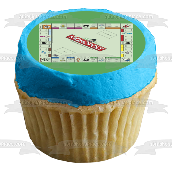 Monopoly Board Game Edible Cake Topper Image ABPID05921
