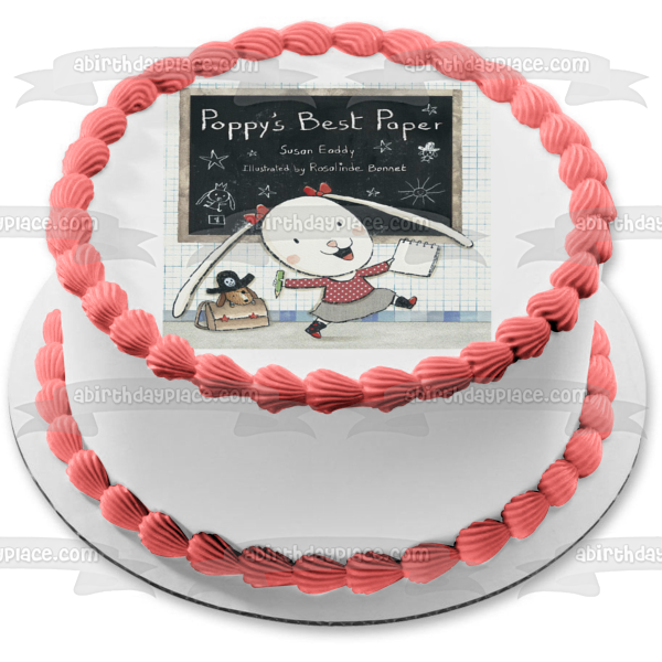 Poppy's Best Paper Susan Eaddy Edible Cake Topper Image ABPID06141