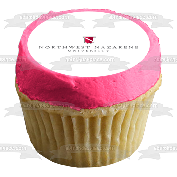 Northwest Nazarene University Logo Christian College Edible Cake Topper Image ABPID06402