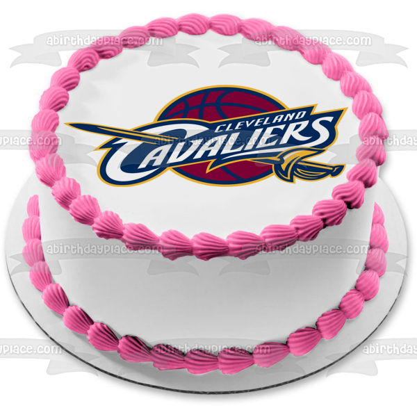 Cleveland Cavaliers Team Logo Edible Cupcake Topper Images ABPID55934 – A  Birthday Place