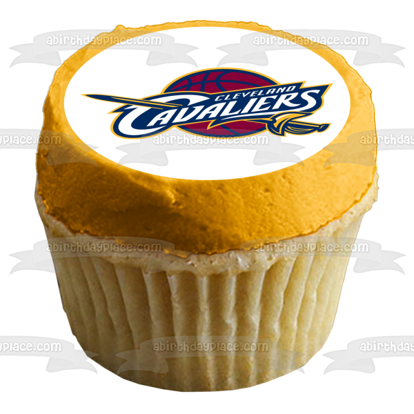 Cleveland Cavaliers Logo NBA American Professional Basketball Edible Cake Topper Image ABPID06483