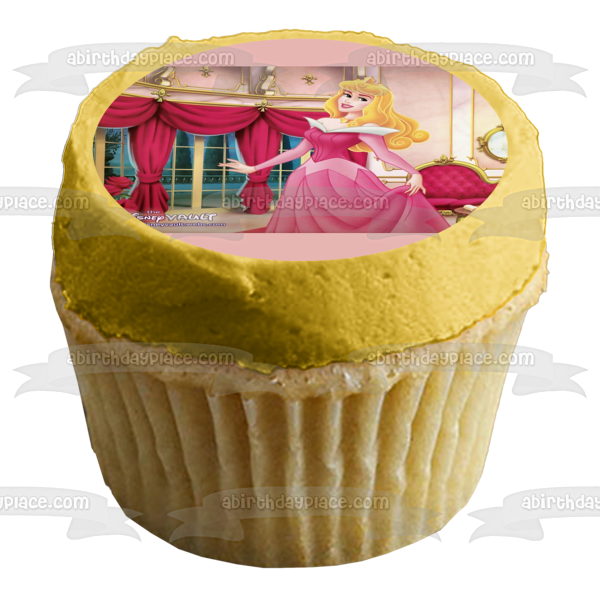 Sleeping Beauty Auroa Edible Cake Topper Image ABPID06295