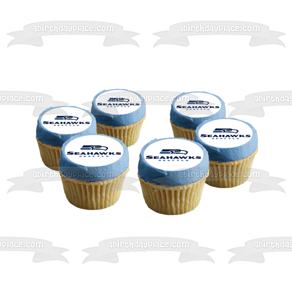 Seattle Seahawks Logo 2002-2011 NFL Edible Cake Topper Image ABPID06609