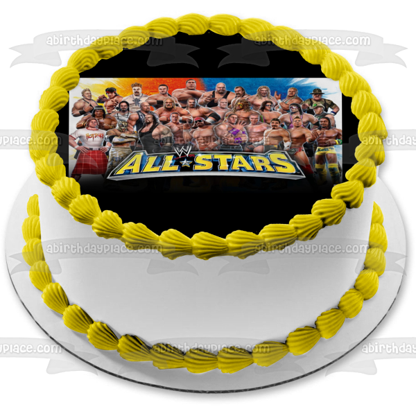 World Wrestling Entertainment Roman Reigns Jimmy Snuka and Mr. Perfect Edible Cake Topper Image ABPID06563