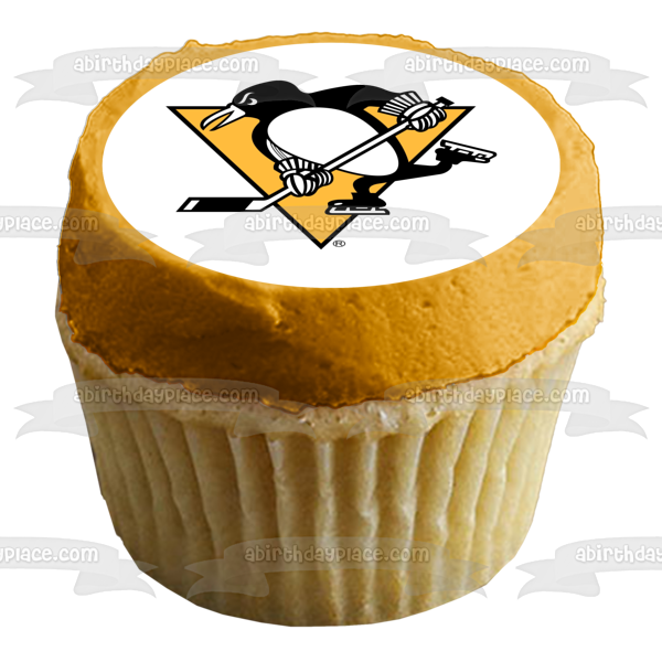 Pittsburgh Penguins NHL National Hockey League Edible Cake Topper Image ABPID06806
