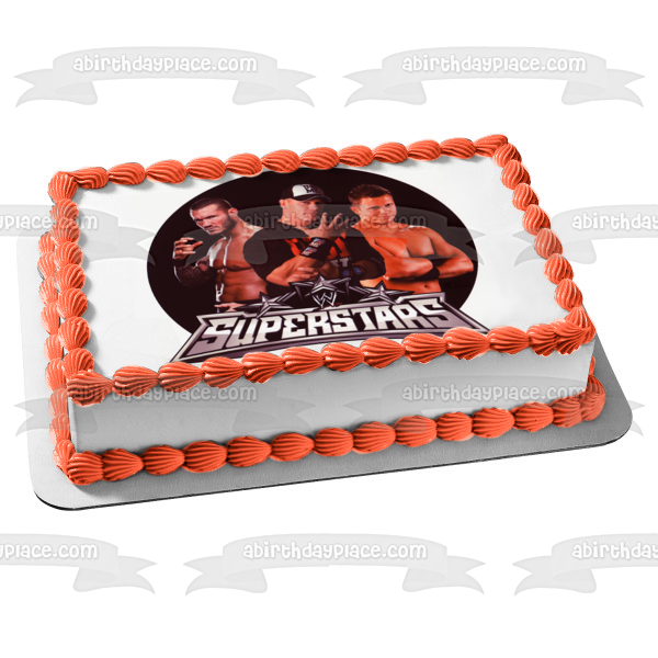 WWE World Wrestling Entertainment Superstars John Cena Edible Cake Topper Image ABPID06845