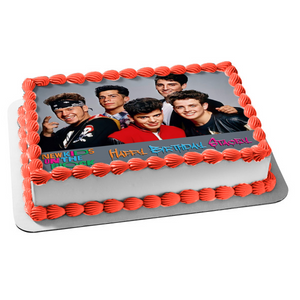 New Kids on the Block Danny Jordan Donny Joe and Jonathan Edible Cake Topper Image or Strips ABPID06906