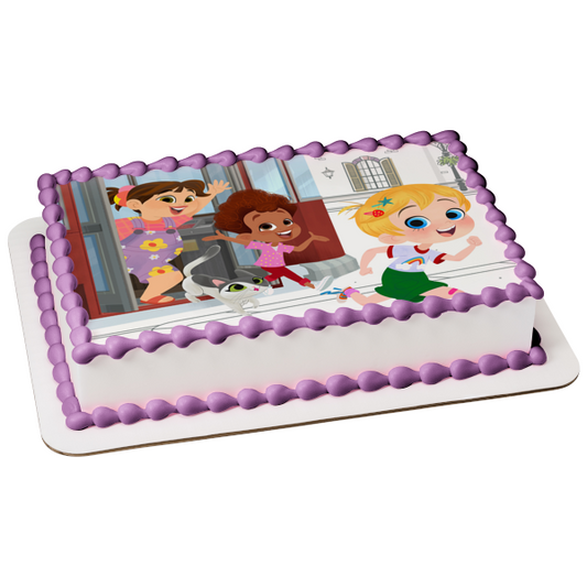 Imagen comestible para decoración de tarta con pecas de la pequeña Ellen Becky ABPID55334 