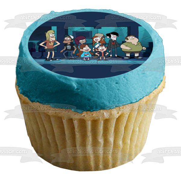 Gravity Falls Mabel Pines Dipper Pines and Wendy Edible Cake Topper Image ABPID07017