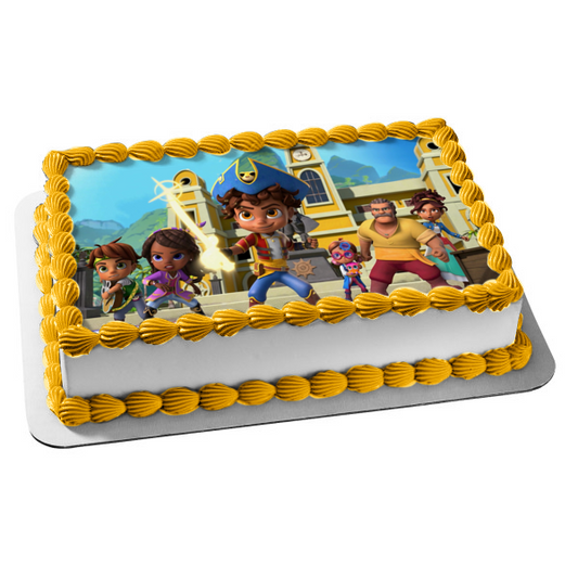 Santiago of the Seas Barbarito Lorelai Edible Cake Topper Image ABPID55290