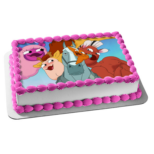Centaurworld Ched Wammawink Durpleton Caballo comestible decoración para tarta imagen ABPID55340 