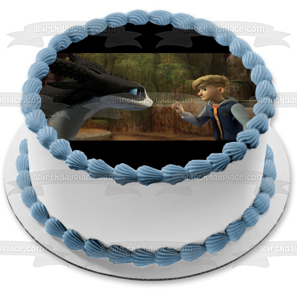 Dragons: The Nine Realms Thomas Kullersen Thunder Edible Cake Topper Image ABPID55293