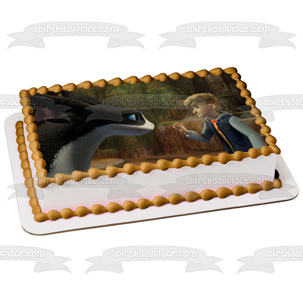 Dragons: The Nine Realms Thomas Kullersen Thunder Edible Cake Topper Image ABPID55293