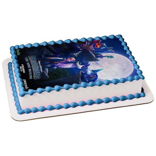 Dragons: The Nine Realms Thunder Thomas Kullersen Television Show Poster Edible Cake Topper Image ABPID55294