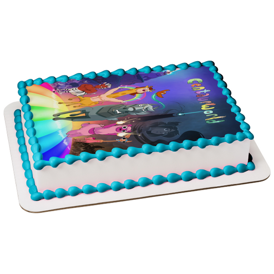 Centaurworld Wammawink Durpleton Horse Ched Rider - Decoración comestible para tarta, imagen ABPID55341 