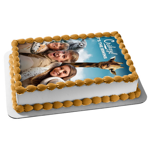 ¡Caramba! Es el Irwins Robert Bindi Terri Jirafa Serpiente Lemur Decoración comestible para tarta Imagen ABPID55304 