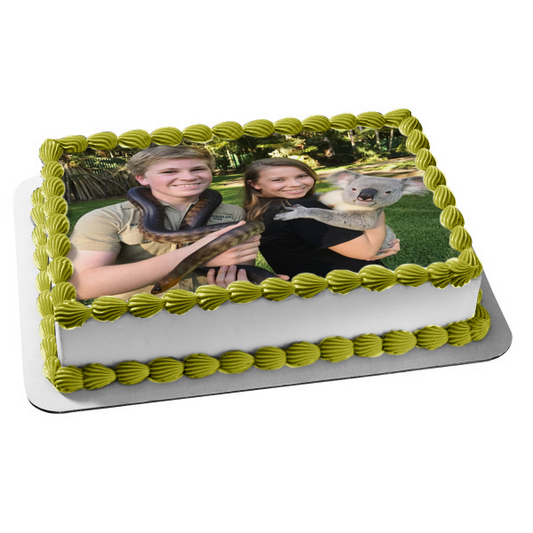 ¡Caramba! Es la decoración comestible para tarta con serpiente de oso koala de Robert Bindi de Irwin, imagen ABPID55305 