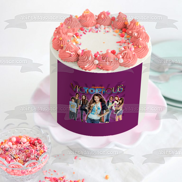 Victorious 4 Tori Vega Jade West Beck Oliver and Cat Valentine Edible Cake Topper Image ABPID07026