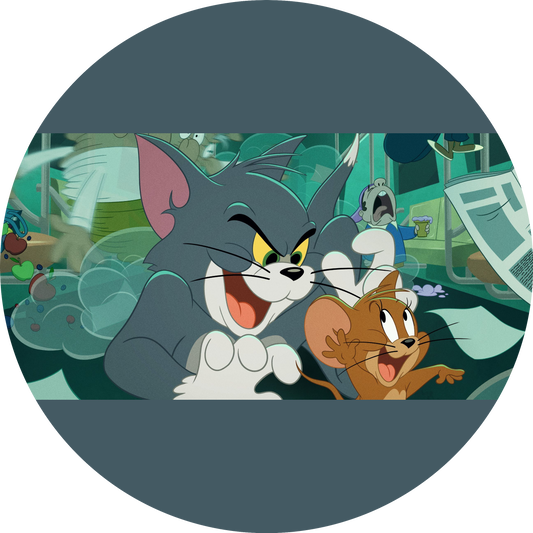 Tom & Jerry In New York Edible Cake Topper Image ABPID55351