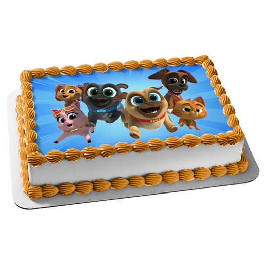 Imagen comestible para tarta de Puppy Dog Pals Hissy Rolly Bingo ABPID55318 