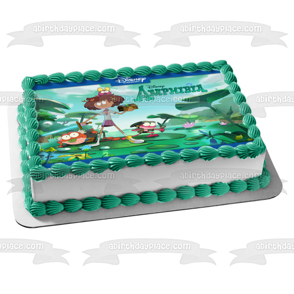Amphibia Toadie Anne Sprig Edible Cake Topper Image ABPID55330