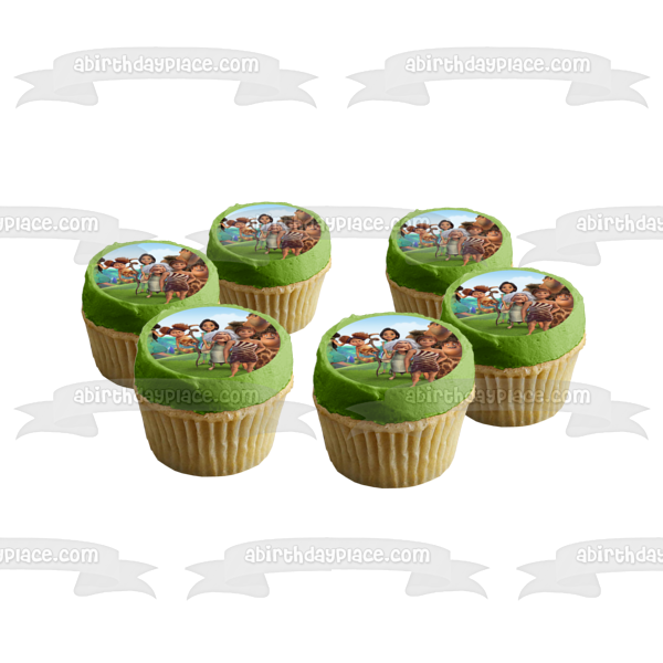 The Croods: Family Tree Guy Eep Hope Gran Phil Dawn Edible Cake Topper Image ABPID55368