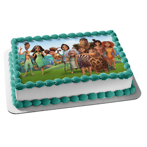 The Croods: Family Tree Guy Eep Hope Gran Phil Dawn Edible Cake Topper Image ABPID55368