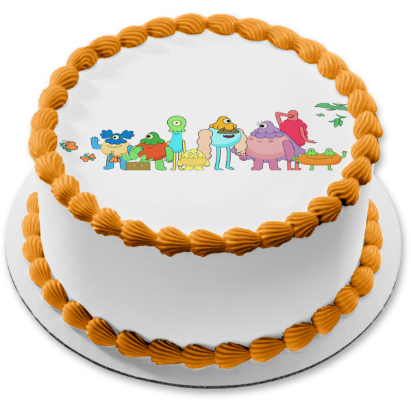 The Fungies Lil' Lemon Seth the Twins Cool James Beefy Edible Cake Topper Image ABPID55378