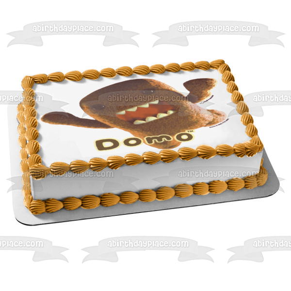 Domo X Nhk Poo Monster Edible Cake Topper Image ABPID07309