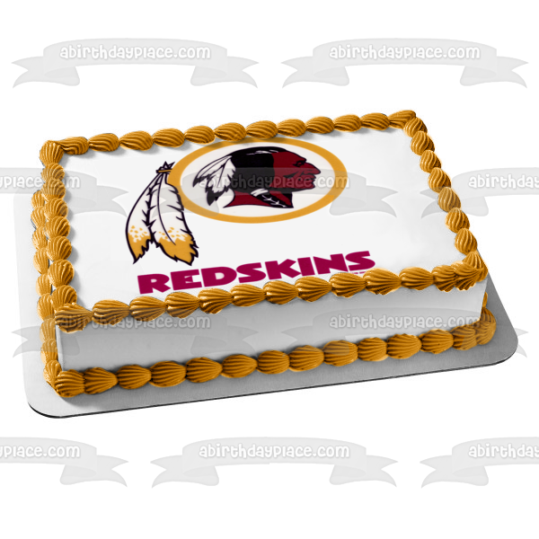 Washington Redskins Primary Logo NFL Edible Cake Topper Image ABPID07230