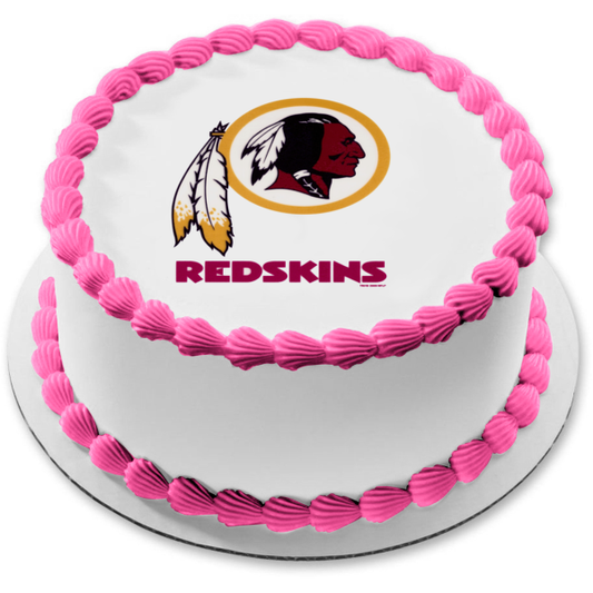 Washington Redskins Primary Logo NFL Edible Cake Topper Image ABPID07230