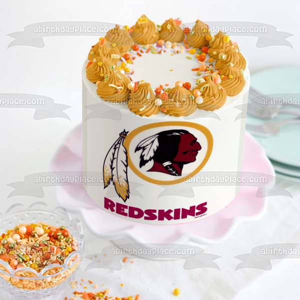 Washington Redskins Primary Logo NFL Edible Cake Topper Image ABPID07230