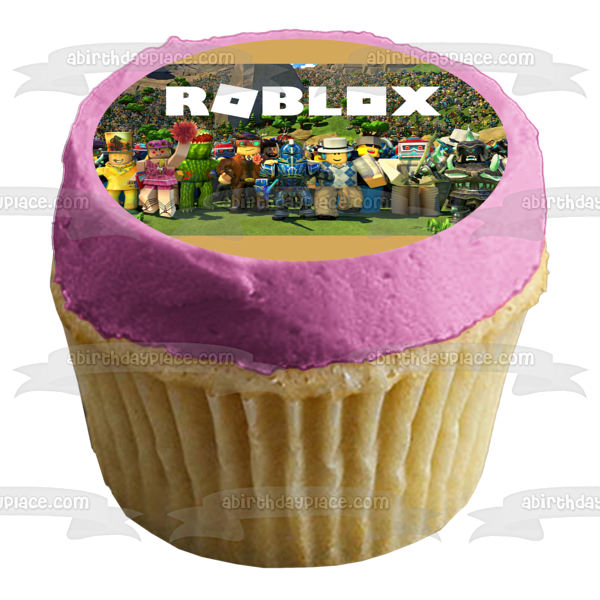 Roblox Assorted Characters Edible Cake Topper Image ABPID07367