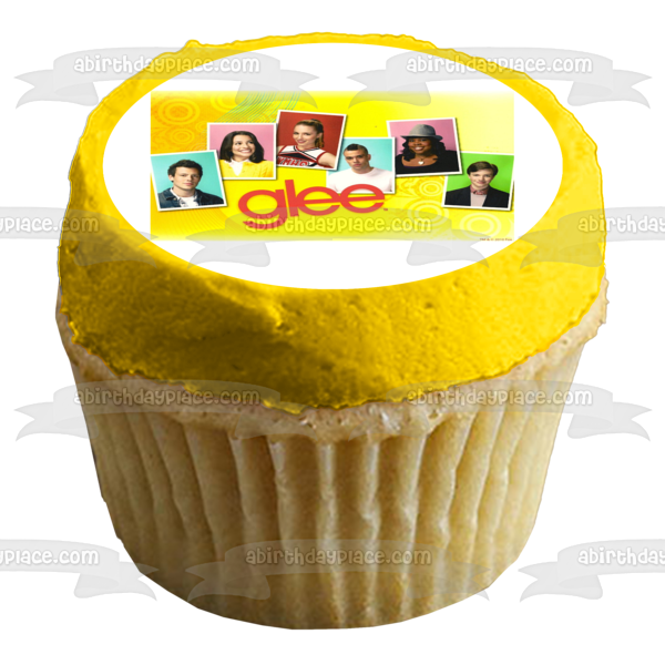 Glee Kurt Hummel Santana Lopez Mercedes Jones Finn Hudson and Puck Edible Cake Topper Image ABPID07453