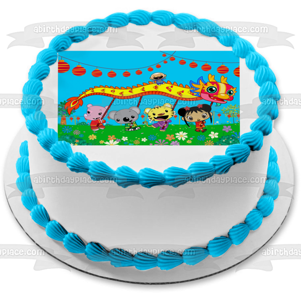 Ni Hao, Kai-Lan Rintoo Tolee Lulu and Hoho Edible Cake Topper Image ABPID07490