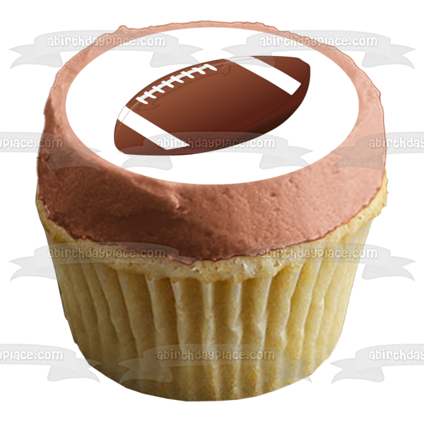 Sports a Football Edible Cake Topper Image ABPID07511