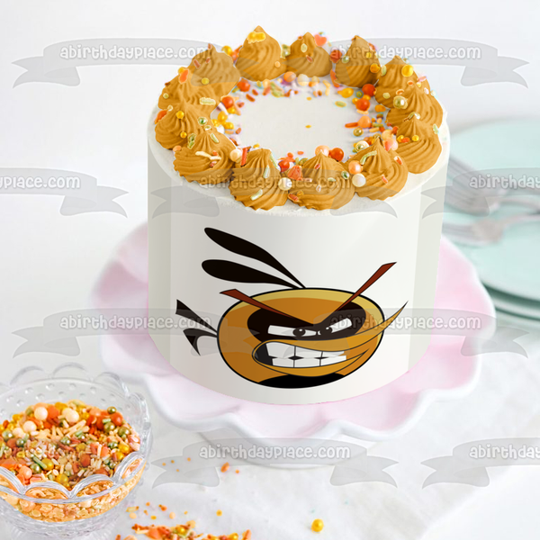 Angry Birds Chet the Brown Bird Edible Cake Topper Image ABPID07522