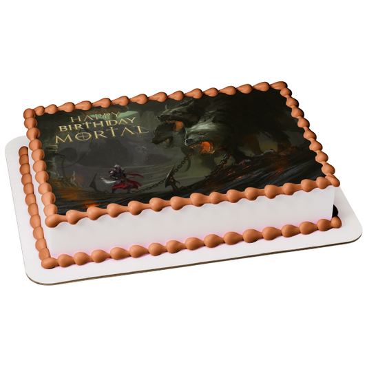 Cerberus Watchdog of the Underworld Edible Cake Topper Image ABPID55385