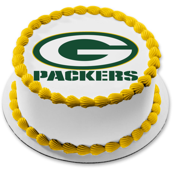 The Green Bay Packers Logo NFL Edible Cake Topper Image ABPID07707