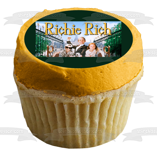 Richie Rich Movie and a Mansion Edible Cake Topper Image ABPID07545