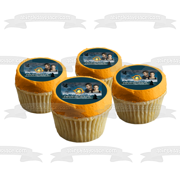 Divergent Factions Tris Pryor Dauntless Amity Erudite Abnegation Candor and Tobias Eaton Edible Cake Topper Image ABPID07741