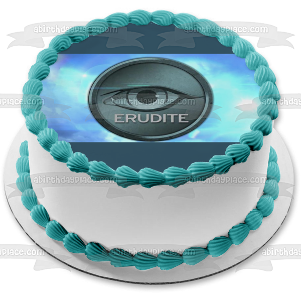 Divergent Erudite the Intelligent with a Sky Background Edible Cake Topper Image ABPID07585